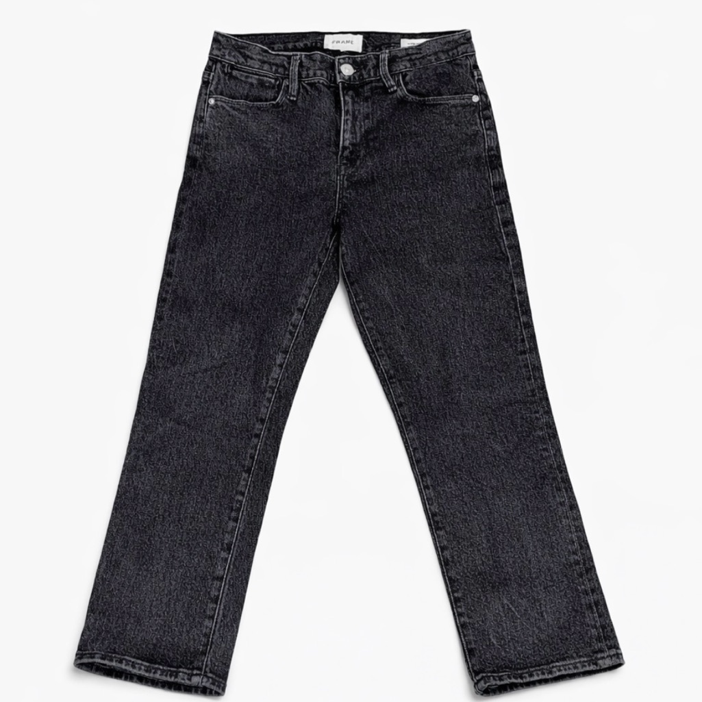 Frame Le High Straight Cropped Jeans Womens Size 28